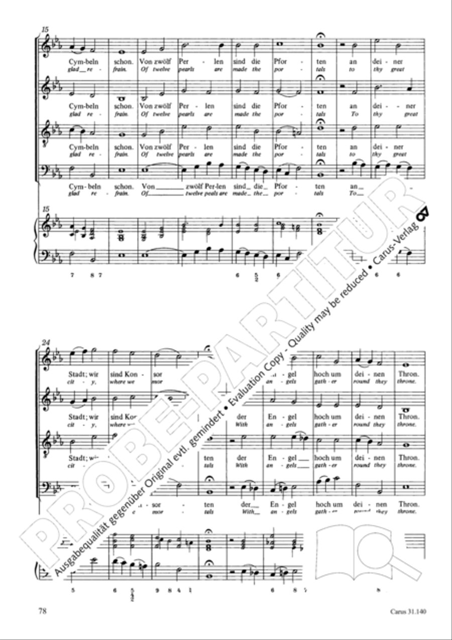 Wake, o wake and hear the voices STB scores gallery preview page 79
