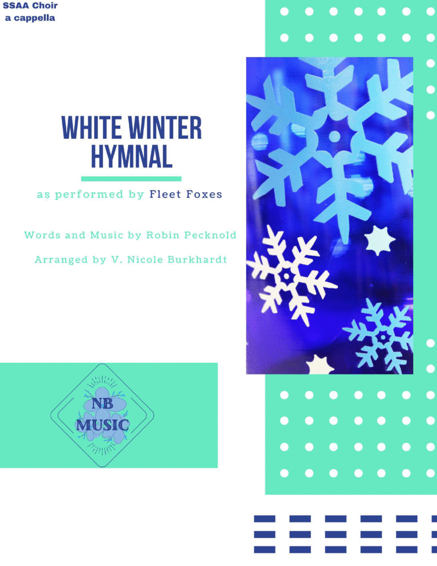 White Winter Hymnal SSAA scores gallery preview page 1