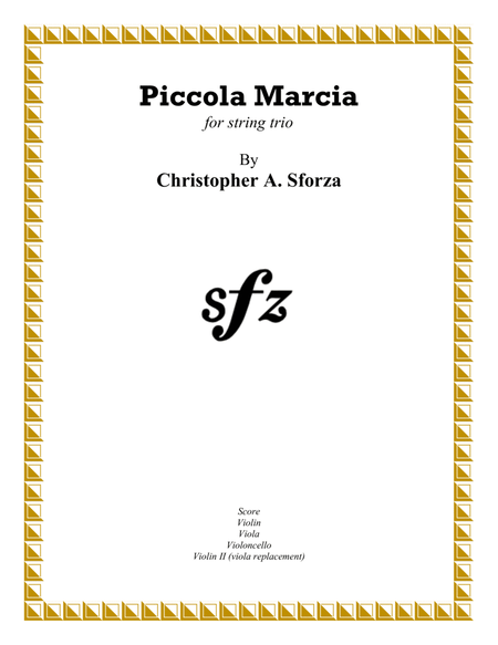 Piccola Marcia, for string trio image number null