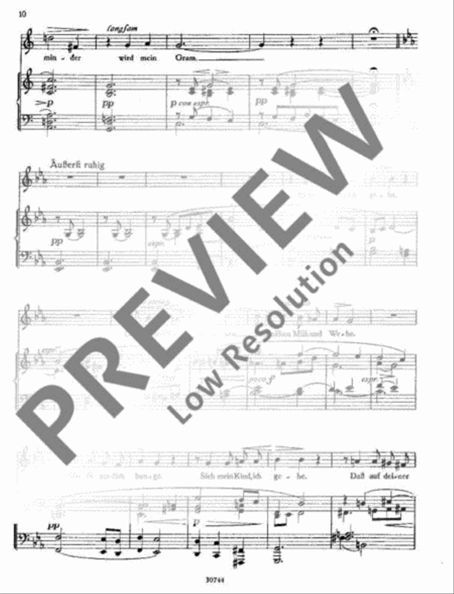 Sänge eines fahrenden Spielmanns Voice Solo scores gallery preview page 11