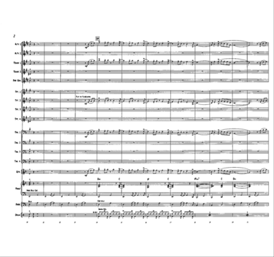 Night Flight to Rio Night Flight to Rio Jazz Ensemble scores gallery preview page 3