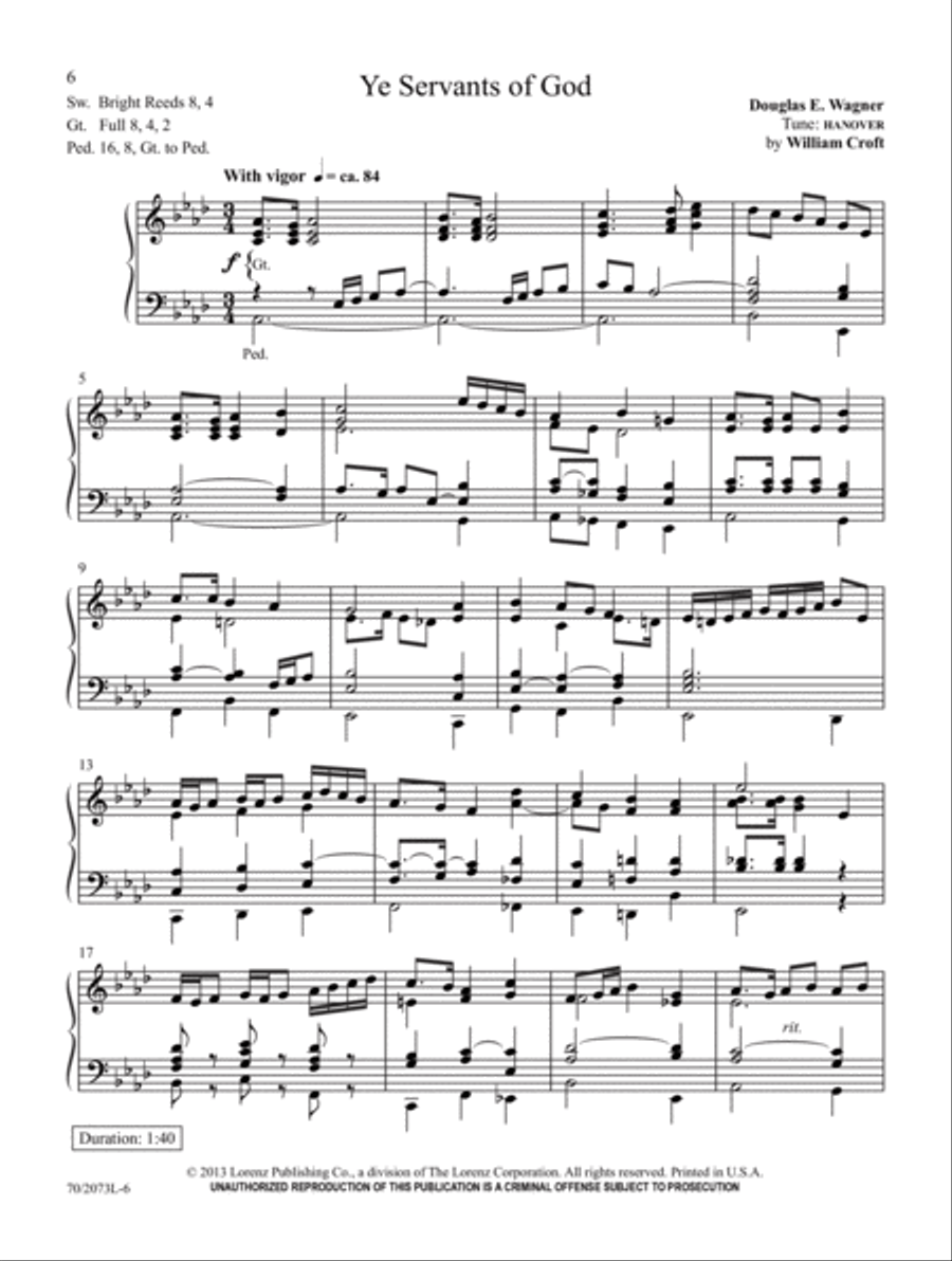 Joys Are Flowing Joys Are Flowing Organ Solo scores gallery preview page 4