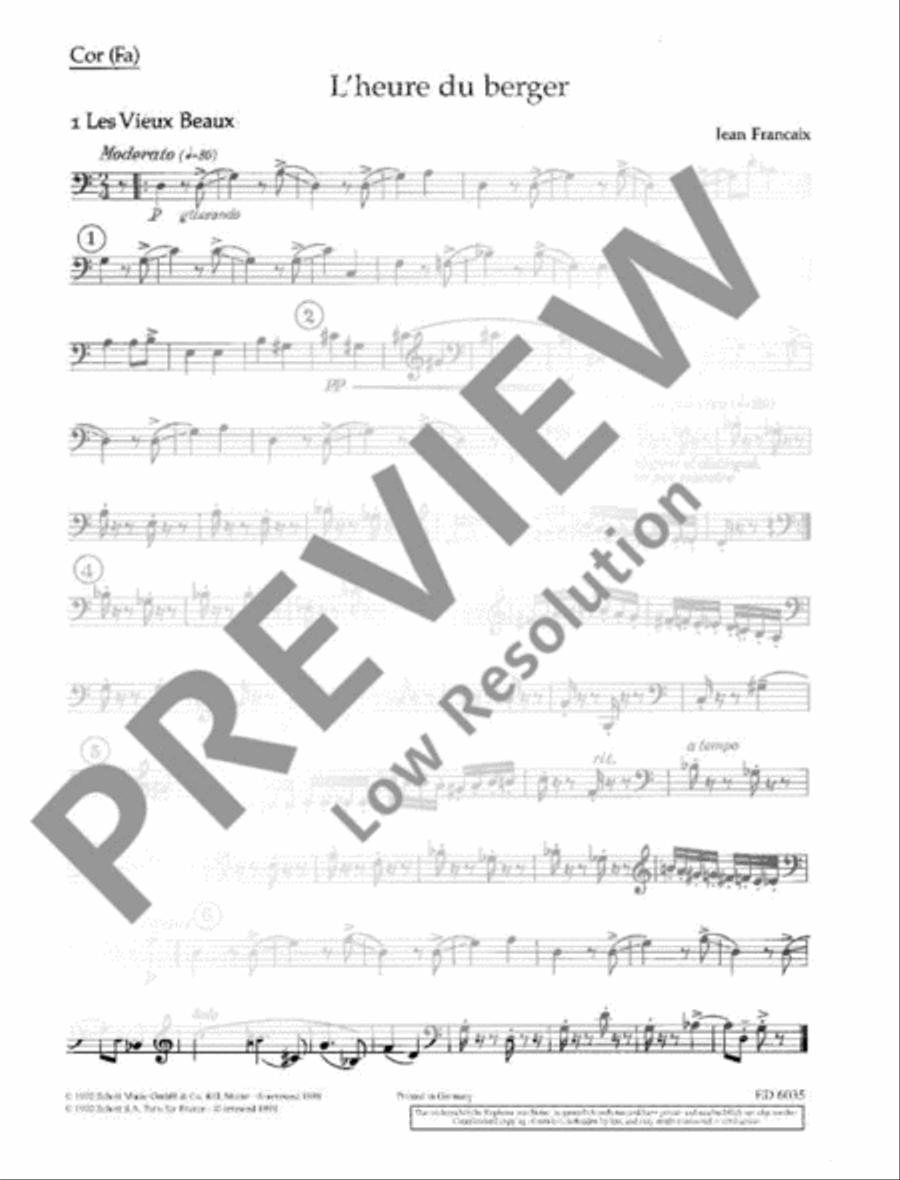 L'heure du berger Bassoon scores gallery preview page 19