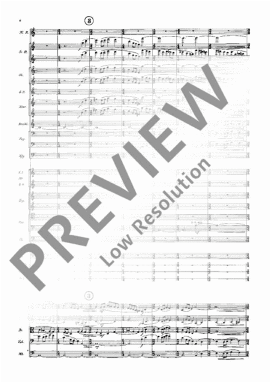 Symphony in E flat Major Orchestra scores gallery preview page 11