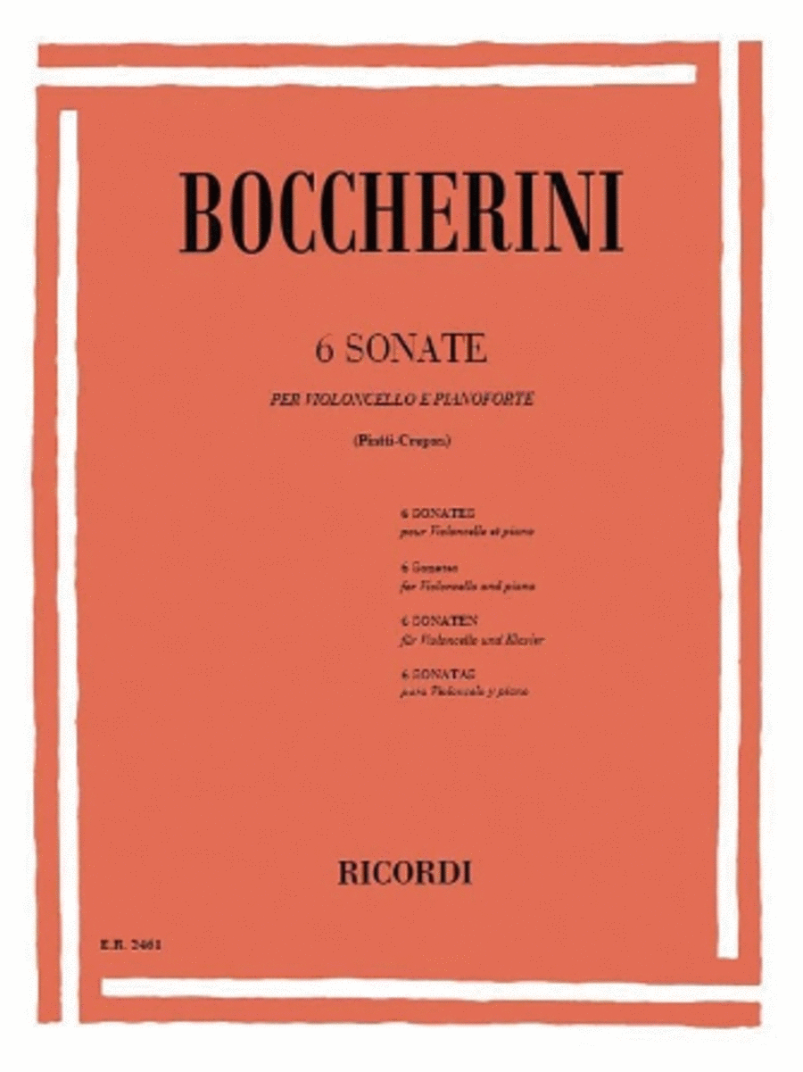 6 Sonatas Piano Accompaniment scores gallery preview page 1