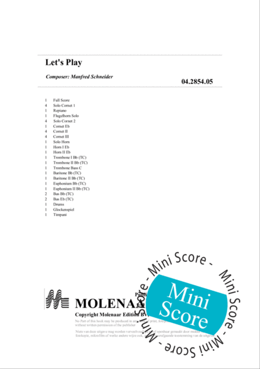 Let's Play Brass Band scores gallery preview page 4