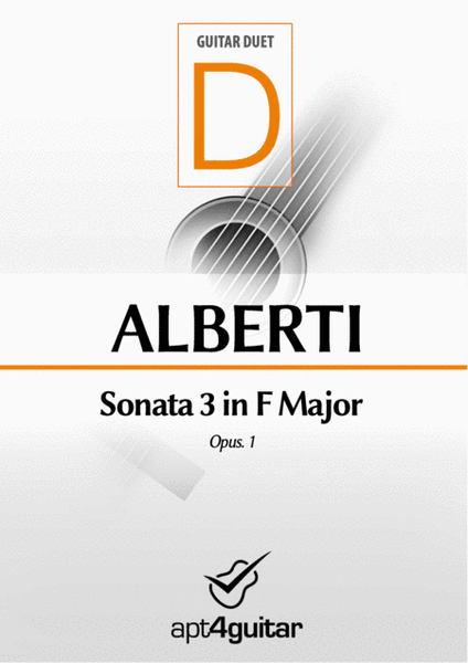 Sonata 3 in F Major image number null