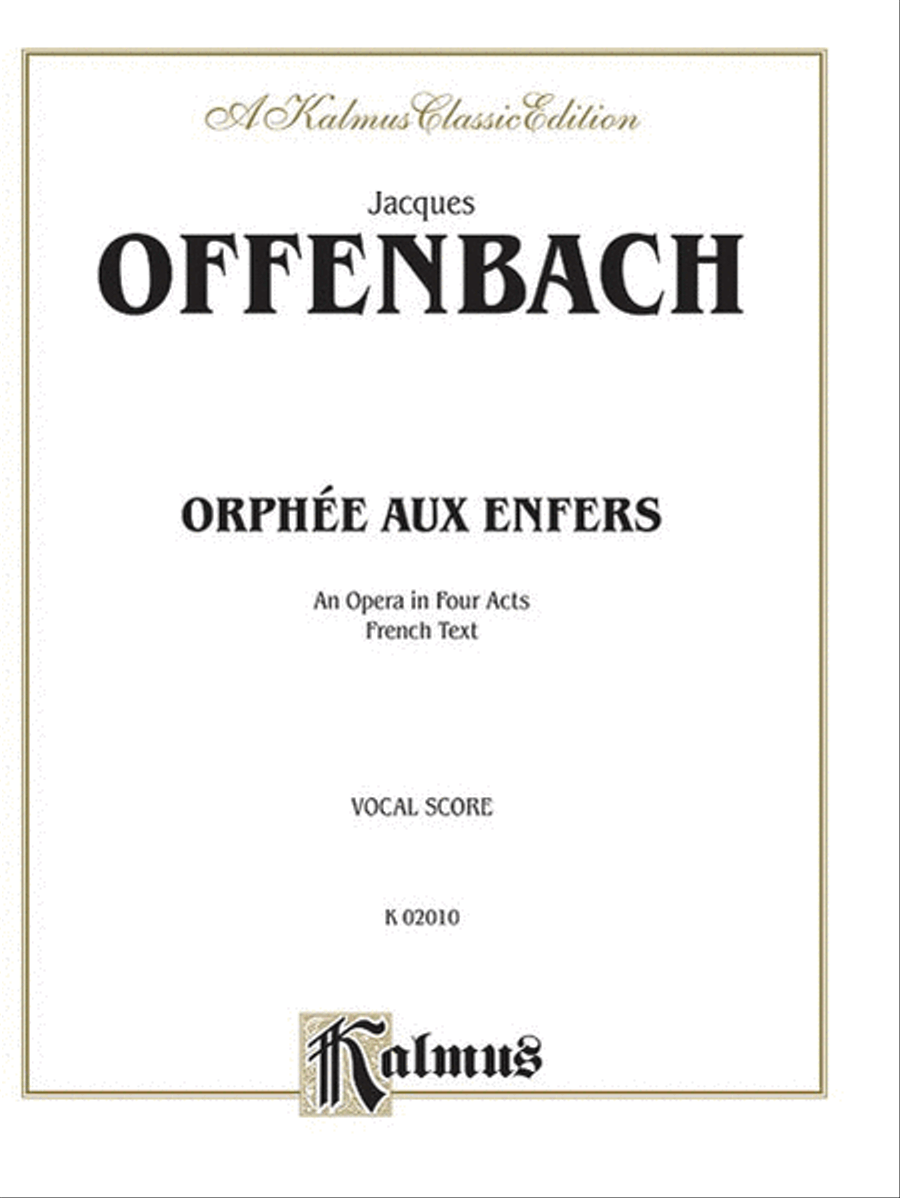Orphée Aux Enfers Voice scores gallery preview page 1