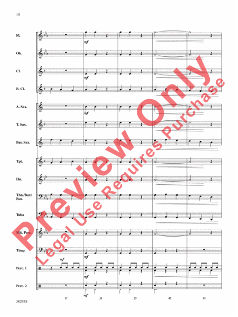 The Beast Concert Band scores gallery preview page 10