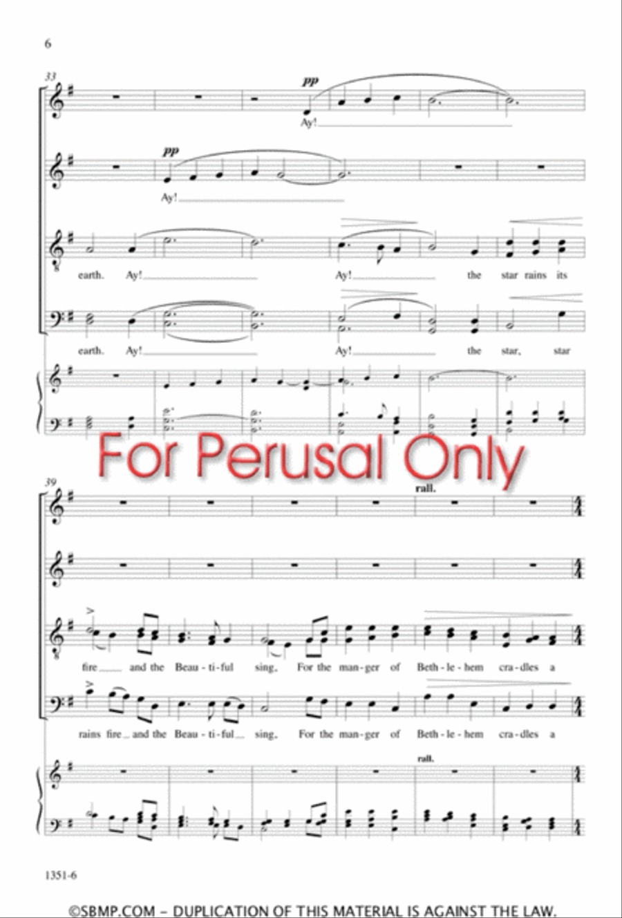 The Beautiful Sing - SATB divisi Octavo Divisi scores gallery preview page 5