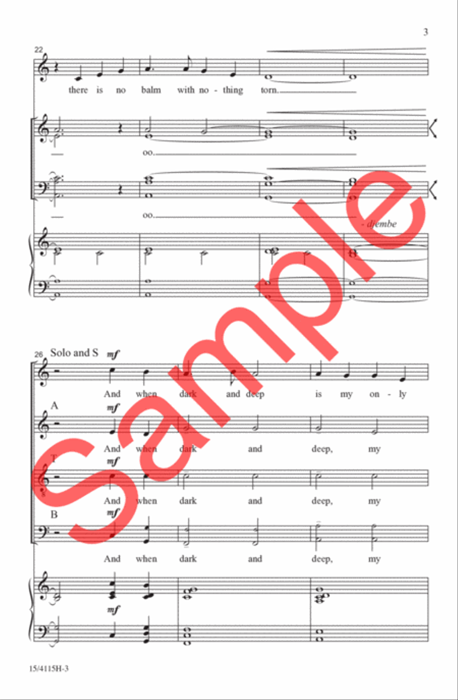 Let Me Believe Let Me Believe 4-Part scores gallery preview page 4