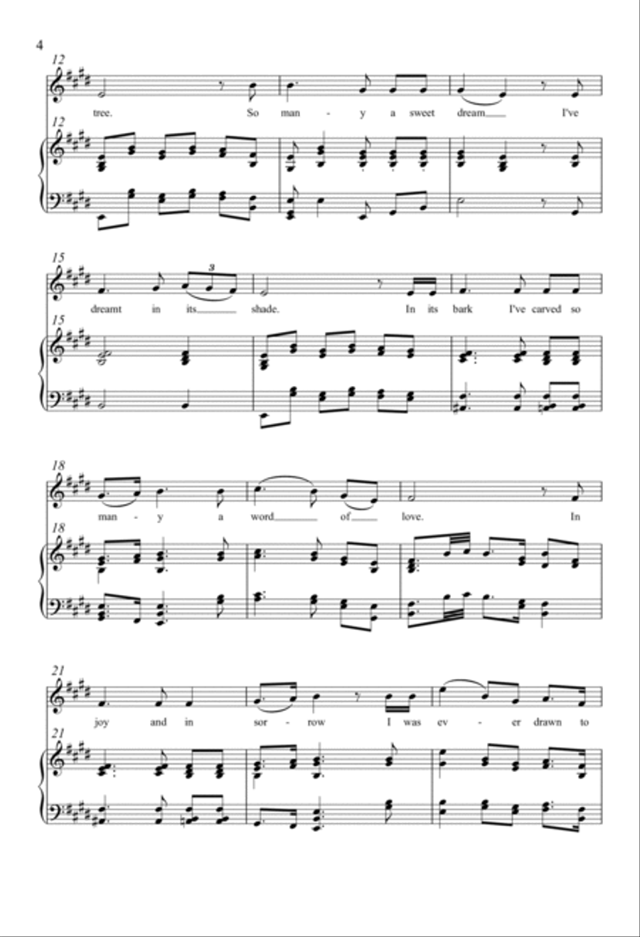 Der Lindenbaum Unison Choir scores gallery preview page 2