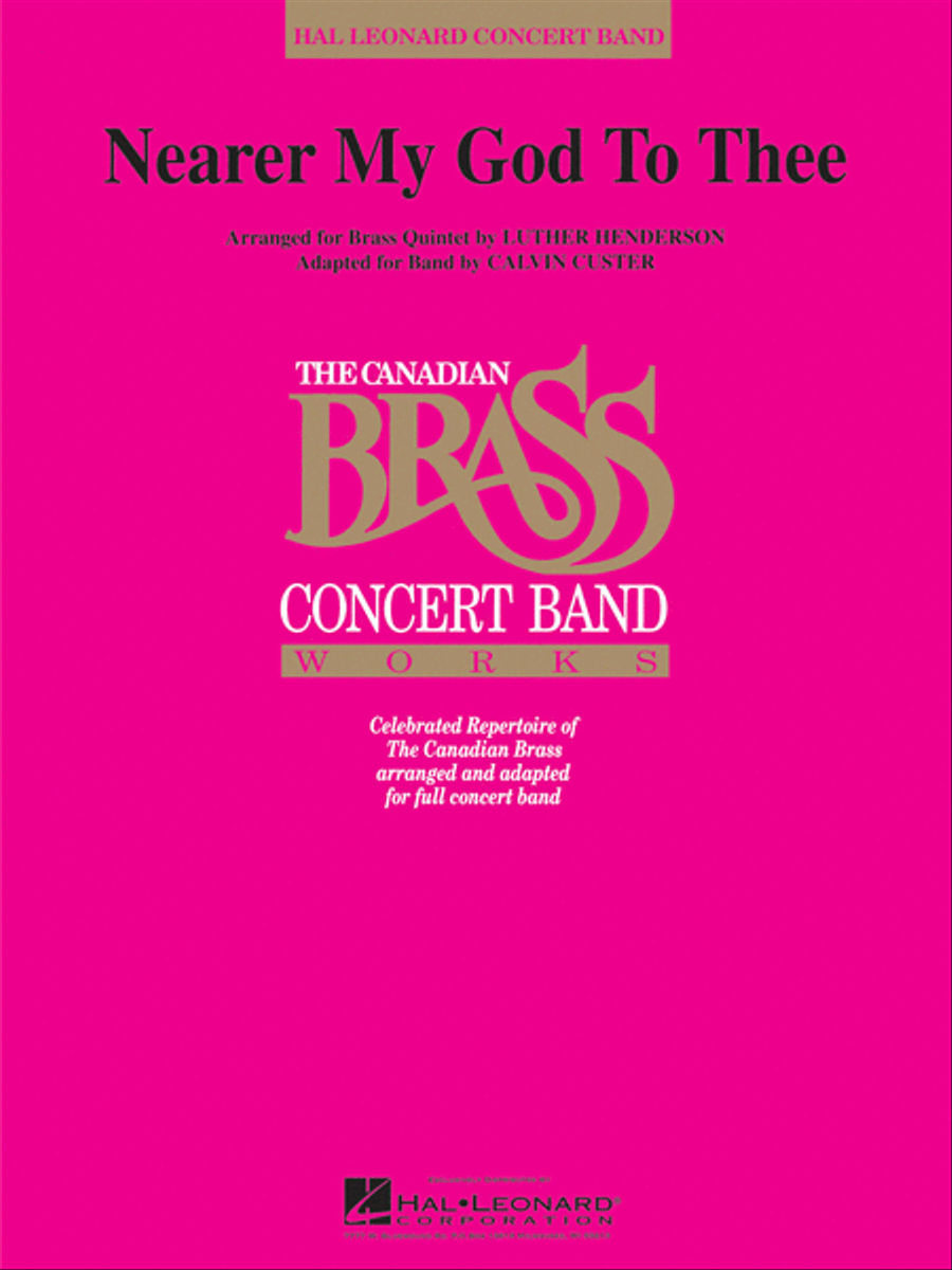 Nearer My God to Thee Concert Band scores gallery preview page 1