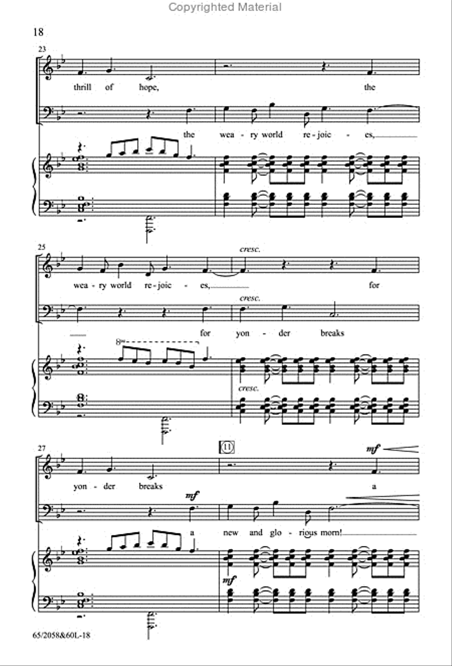 The Christmas Story - SATB Score with Performance CD 4-Part scores gallery preview page 12