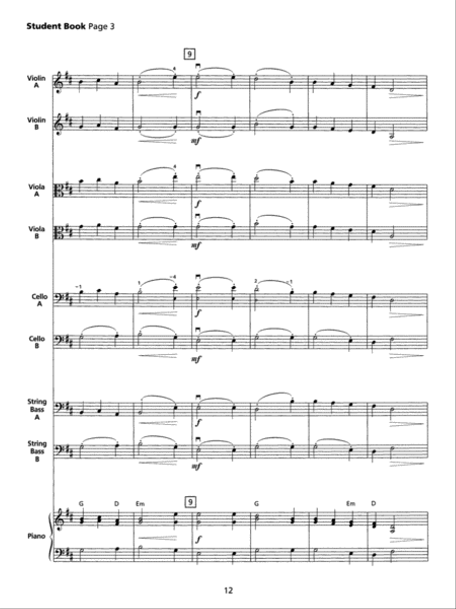 Strictly Strings, Book 2 Chamber Orchestra scores gallery preview page 8