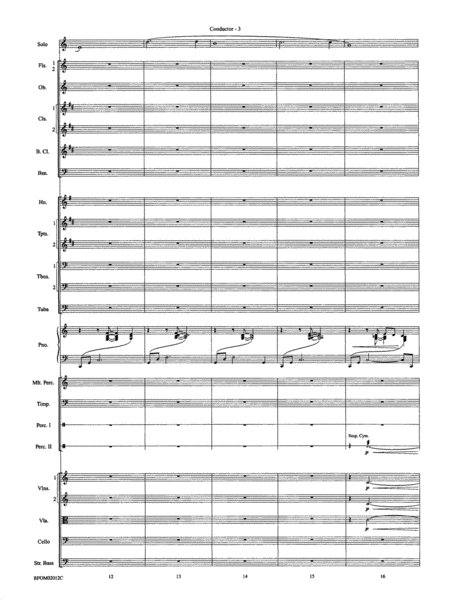 All Is Calm (Based on "Silent Night"): Score