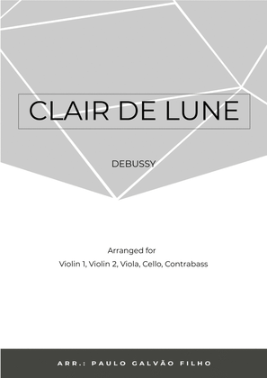 Book cover for CLAIR DE LUNE – STRING QUINTET