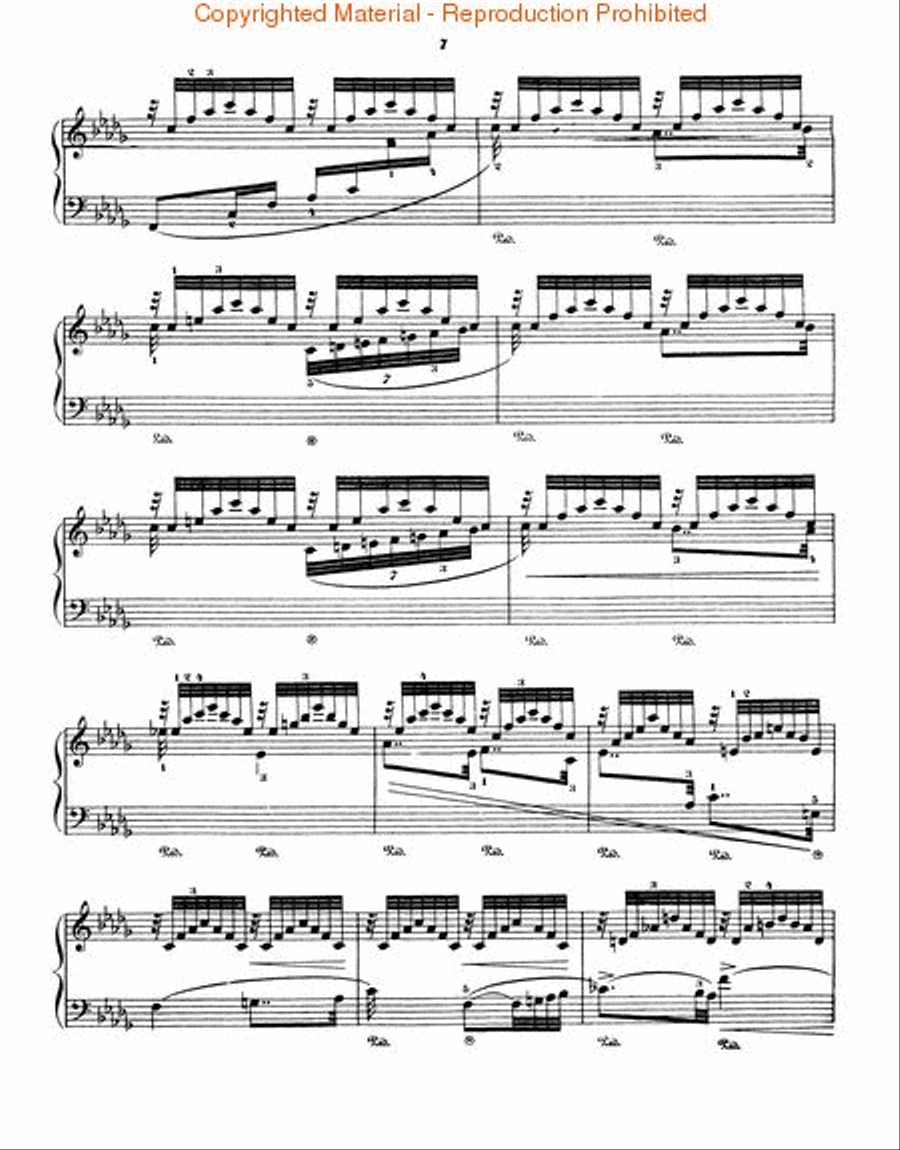 Rustles of Spring, Op. 32, No. 3 (Frühlingsrauschen) Piano Solo scores gallery preview page 3