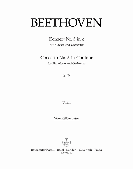 Concerto for Pianoforte and Orchestra Nr. 3 C minor op. 37