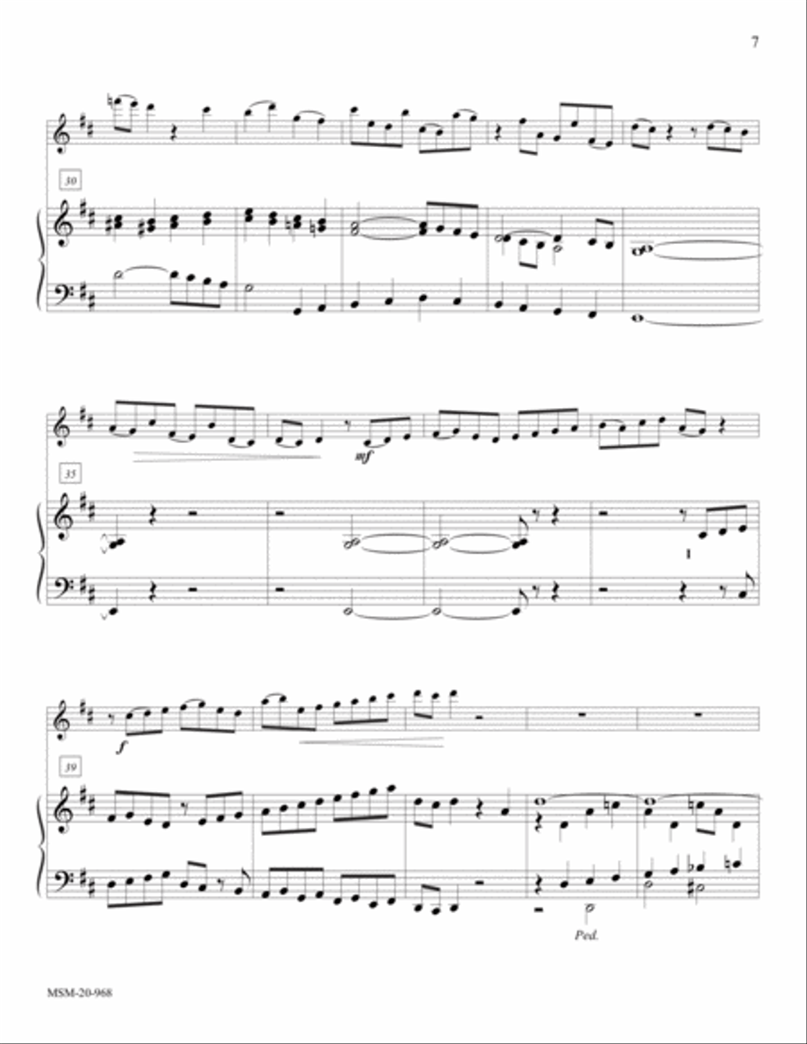Suite in Classical Style Flute scores gallery preview page 6
