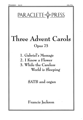 Book cover for Three Advent Carols