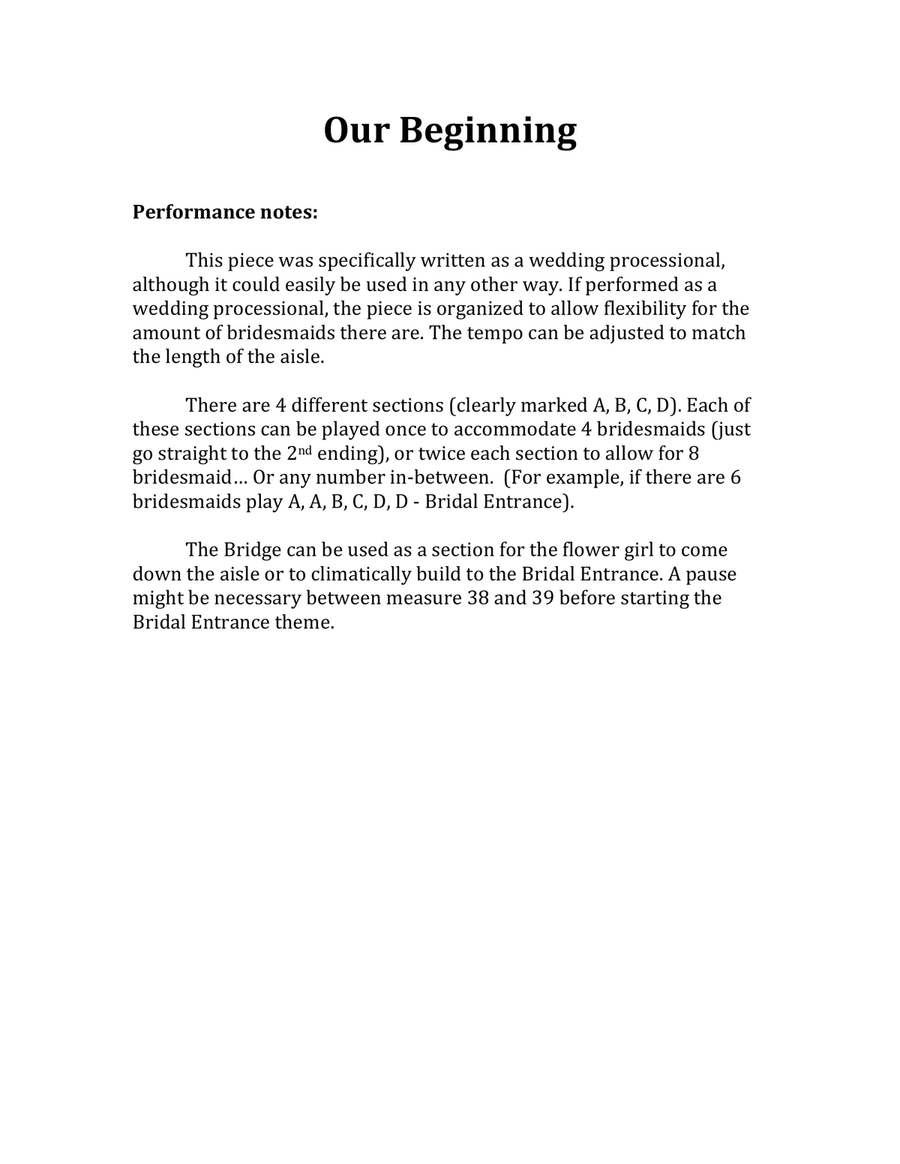 Our Beginning Piano Solo scores gallery preview page 2