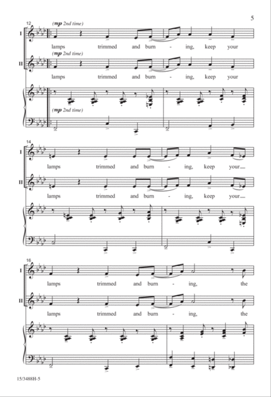 Keep Your Lamps! Keep Your Lamps! 2-Part scores gallery preview page 4