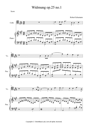 Book cover for Widmung, Op.25 no.1