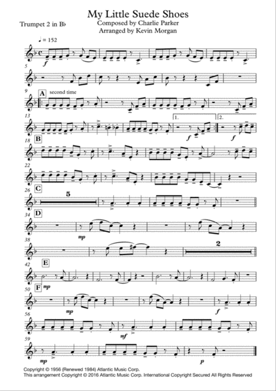 My Little Suede Shoes My Little Suede Shoes Brass Ensemble scores gallery preview page 4