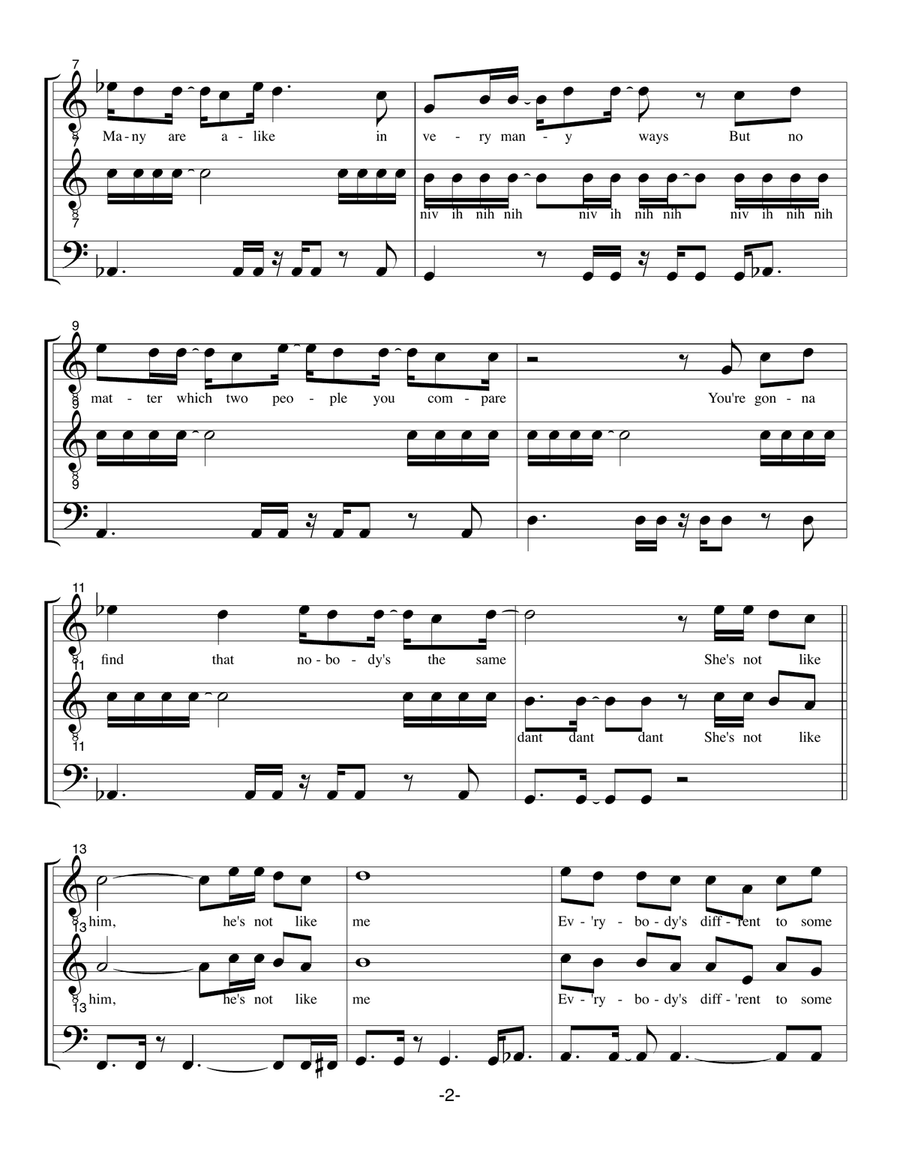 Diversity Diversity 3-Part scores gallery preview page 2