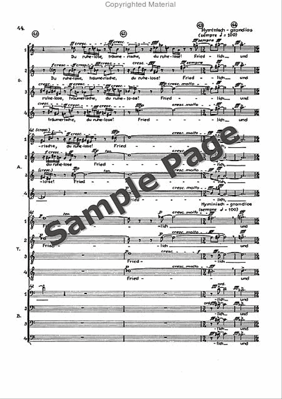 3 Phantasien 4-Part scores gallery preview page 45