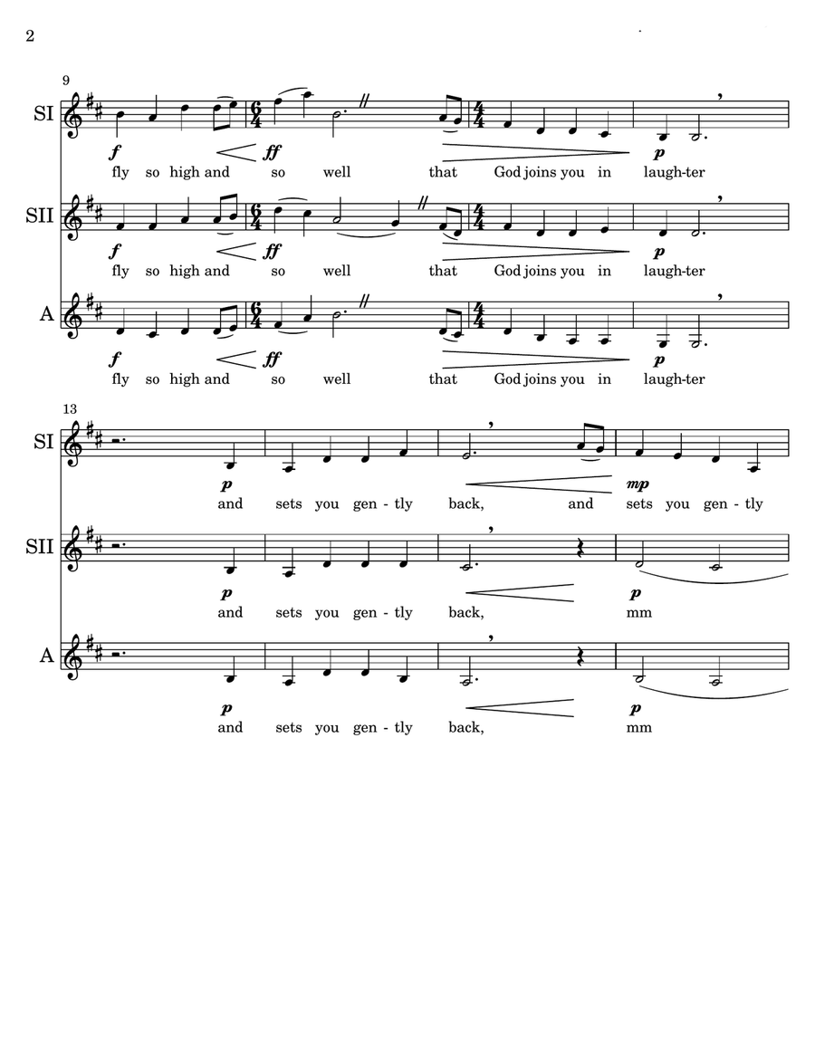Balloonist's Prayer Balloonist's Prayer SSAA scores gallery preview page 2
