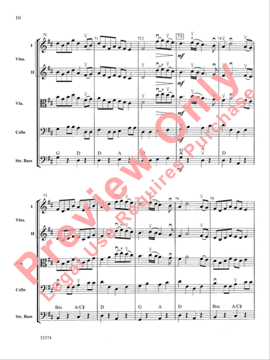 Red Lodge Reel String Orchestra scores gallery preview page 11