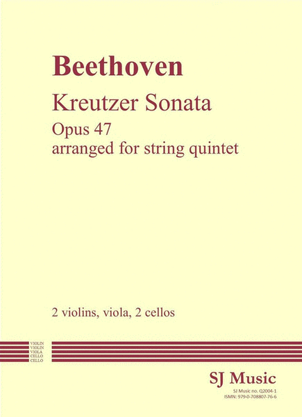 Kreutzer Sonata, Opus 47