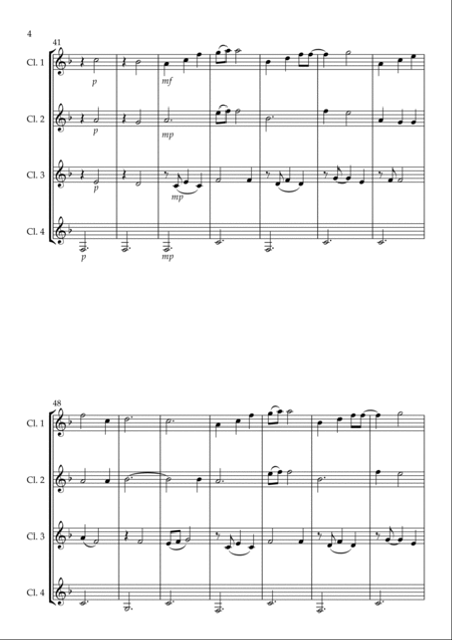 The Rainbow Connection The Rainbow Connection Woodwind Quartet scores gallery preview page 4
