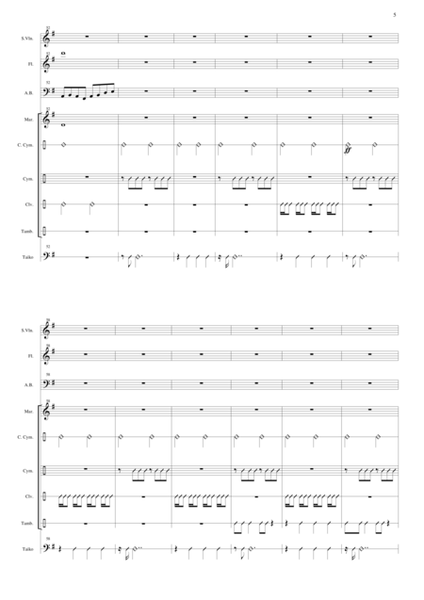 Chinese new year celebration for large ensemble (score only) image number null