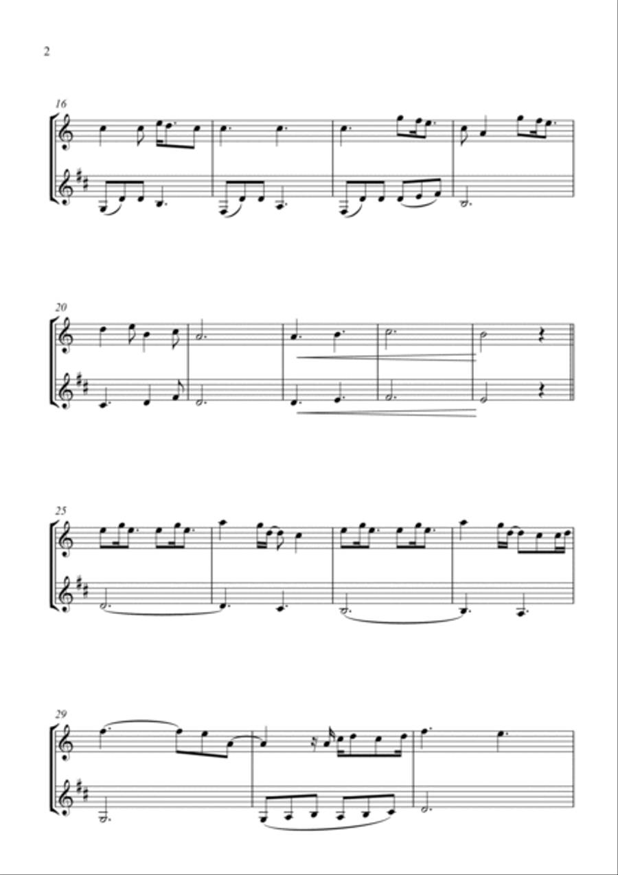 A Thousand Years A Thousand Years Woodwind Duet scores gallery preview page 3