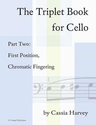 Book cover for The Triplet Book for Cello, Part Two