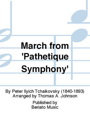 Book cover for March from 'Pathetique Symphony'