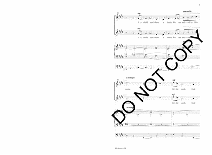 The Lamb 2-Part scores gallery preview page 10