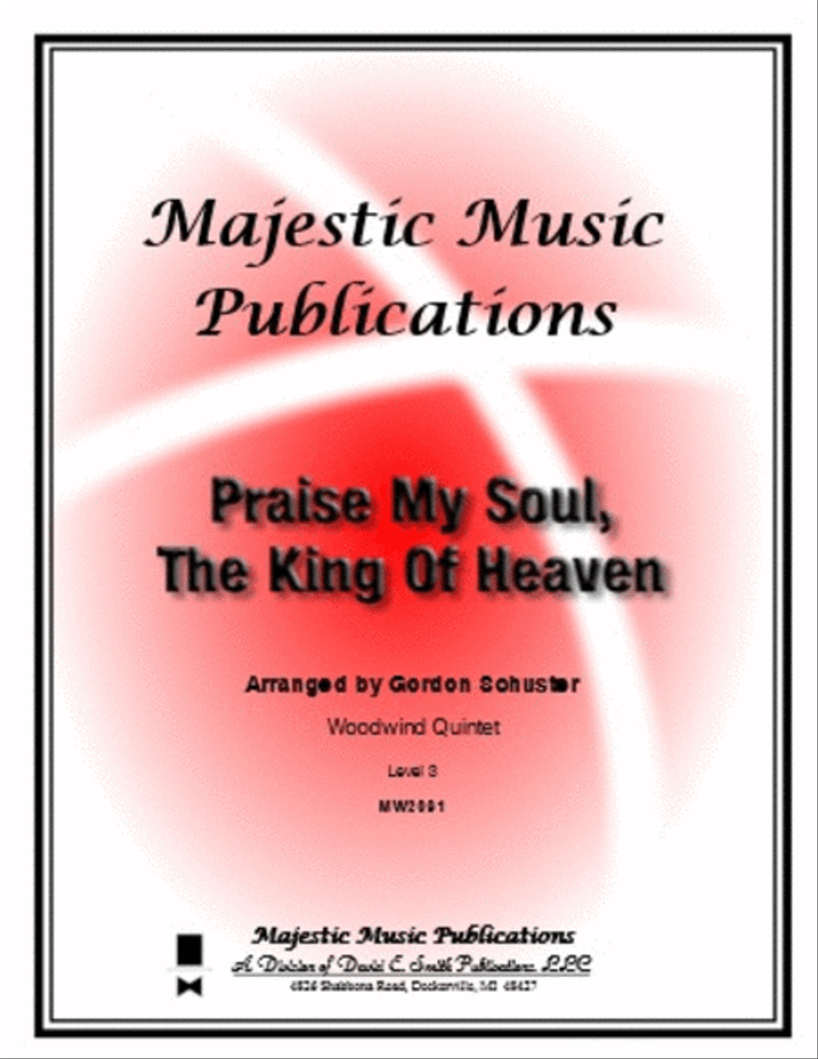 Praise,My Soul, the King of Heaven Woodwind Ensemble scores gallery preview page 1