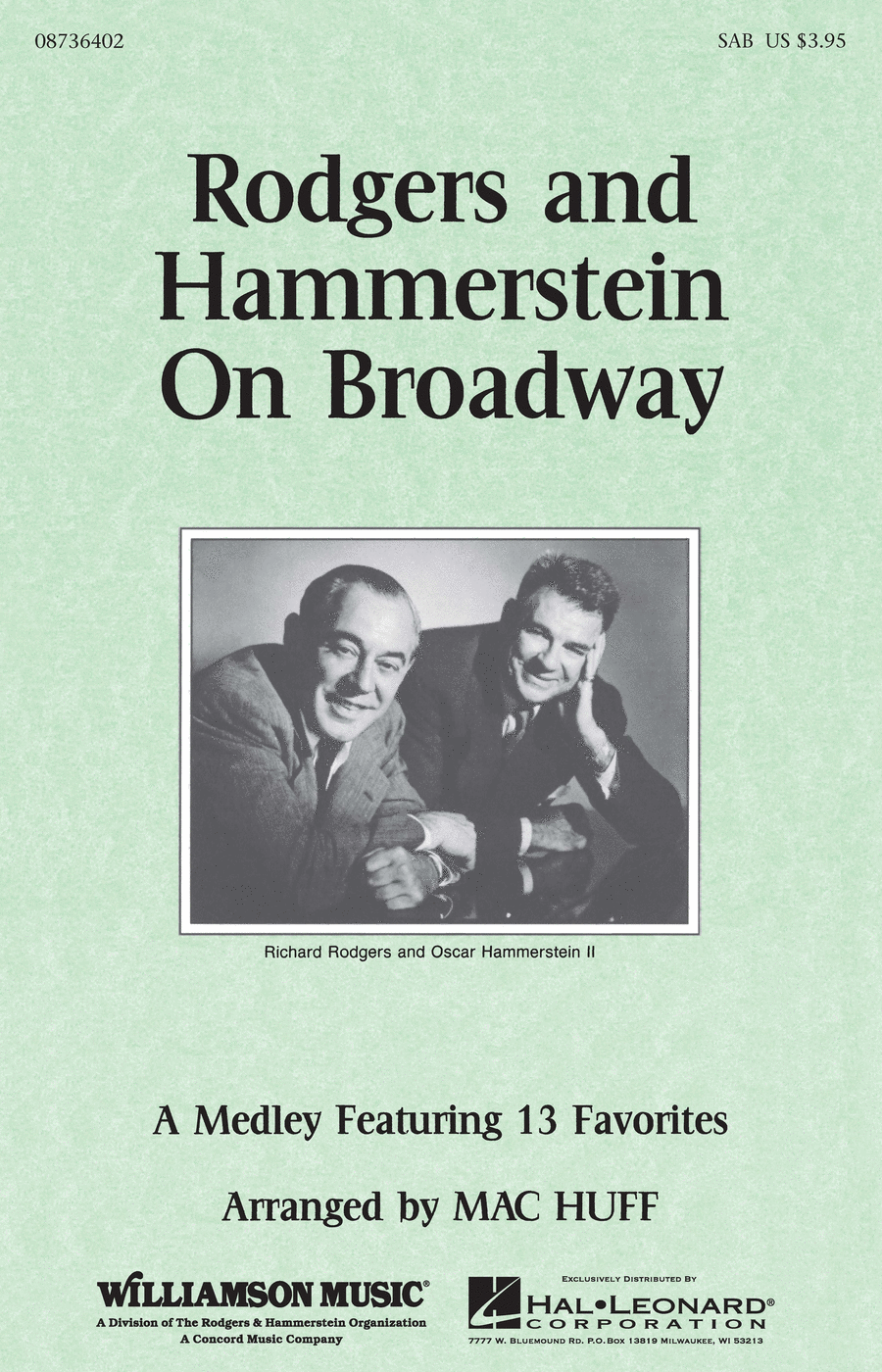 Rodgers and Hammerstein on Broadway (Medley) - SAB