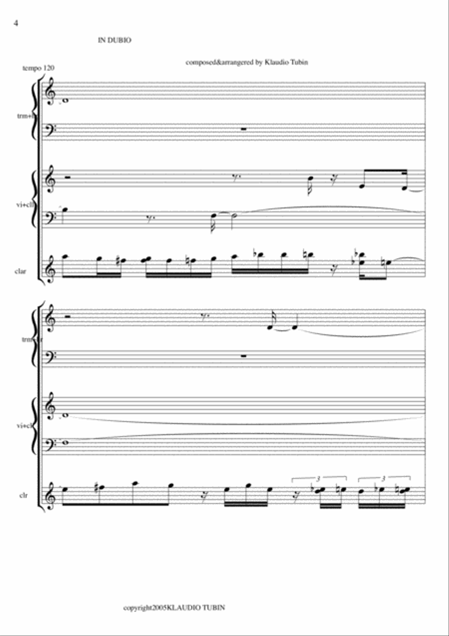 IN DUBIO Chamber Orchestra scores gallery preview page 5