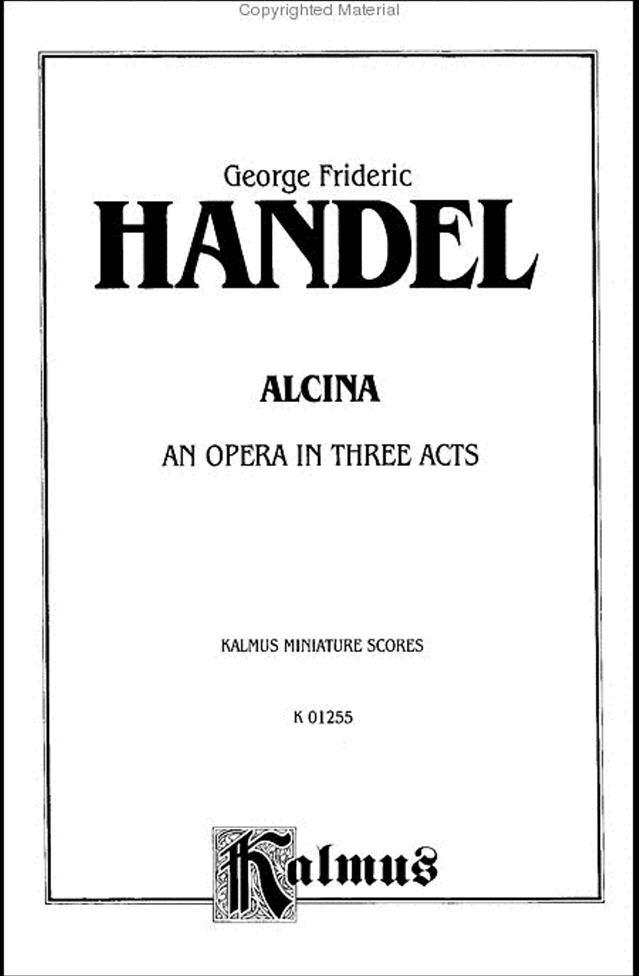 Alcina (1735)