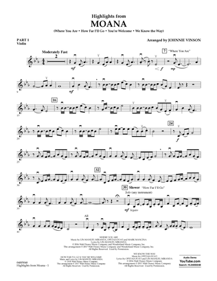 Highlights from Moana - Pt.1 - Violin