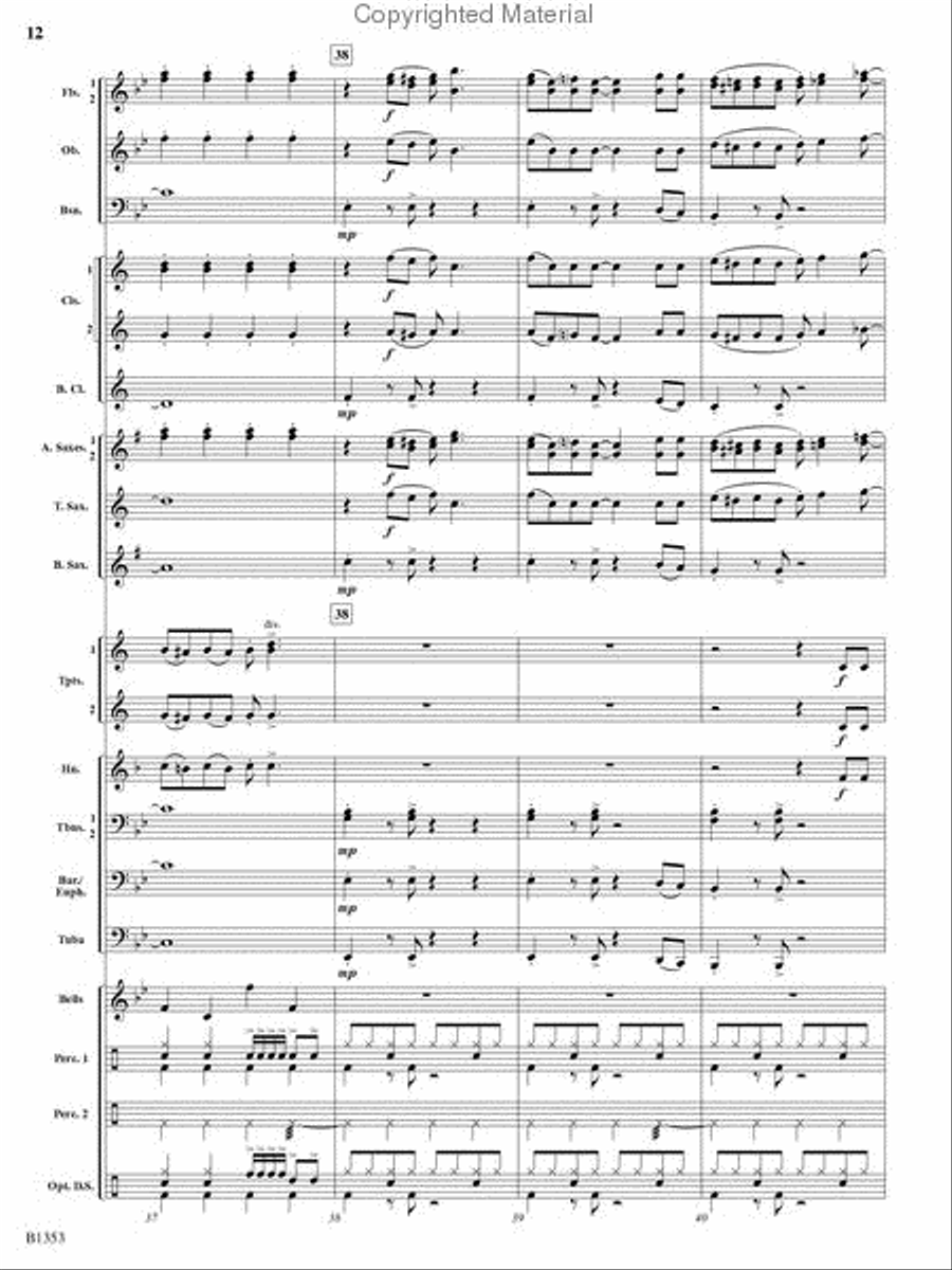 Cruisin' Concert Band scores gallery preview page 11