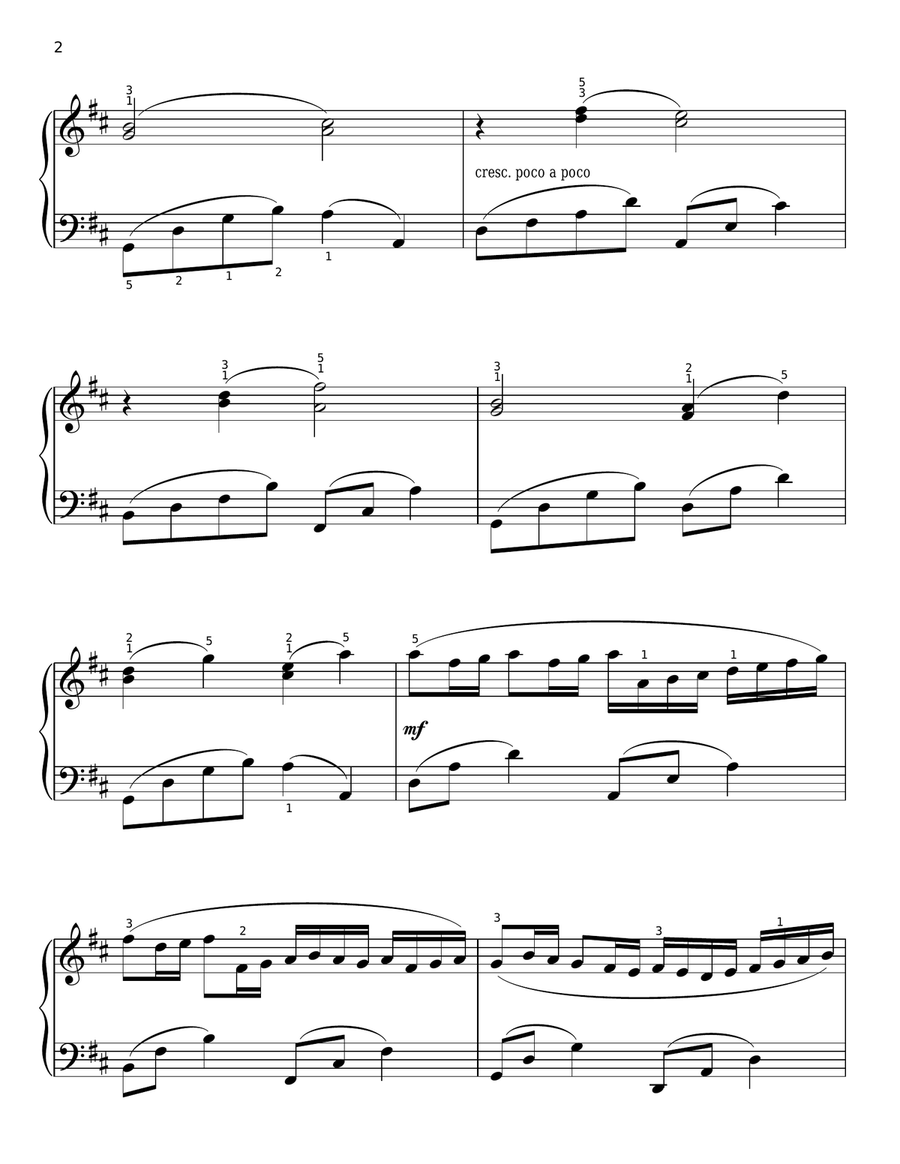 Canon In D (arr. Phillip Keveren) Easy Piano scores gallery preview page 2