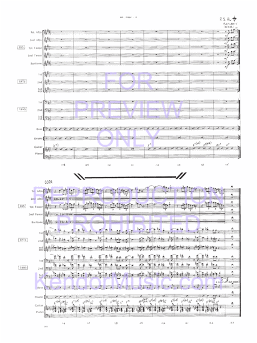 Mr. Funk Jazz Ensemble scores gallery preview page 9