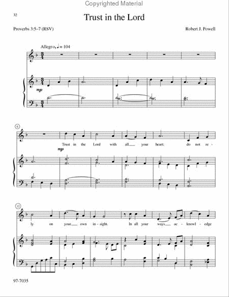 Songs from the Psalms Songs from the Psalms Voice scores gallery preview page 10