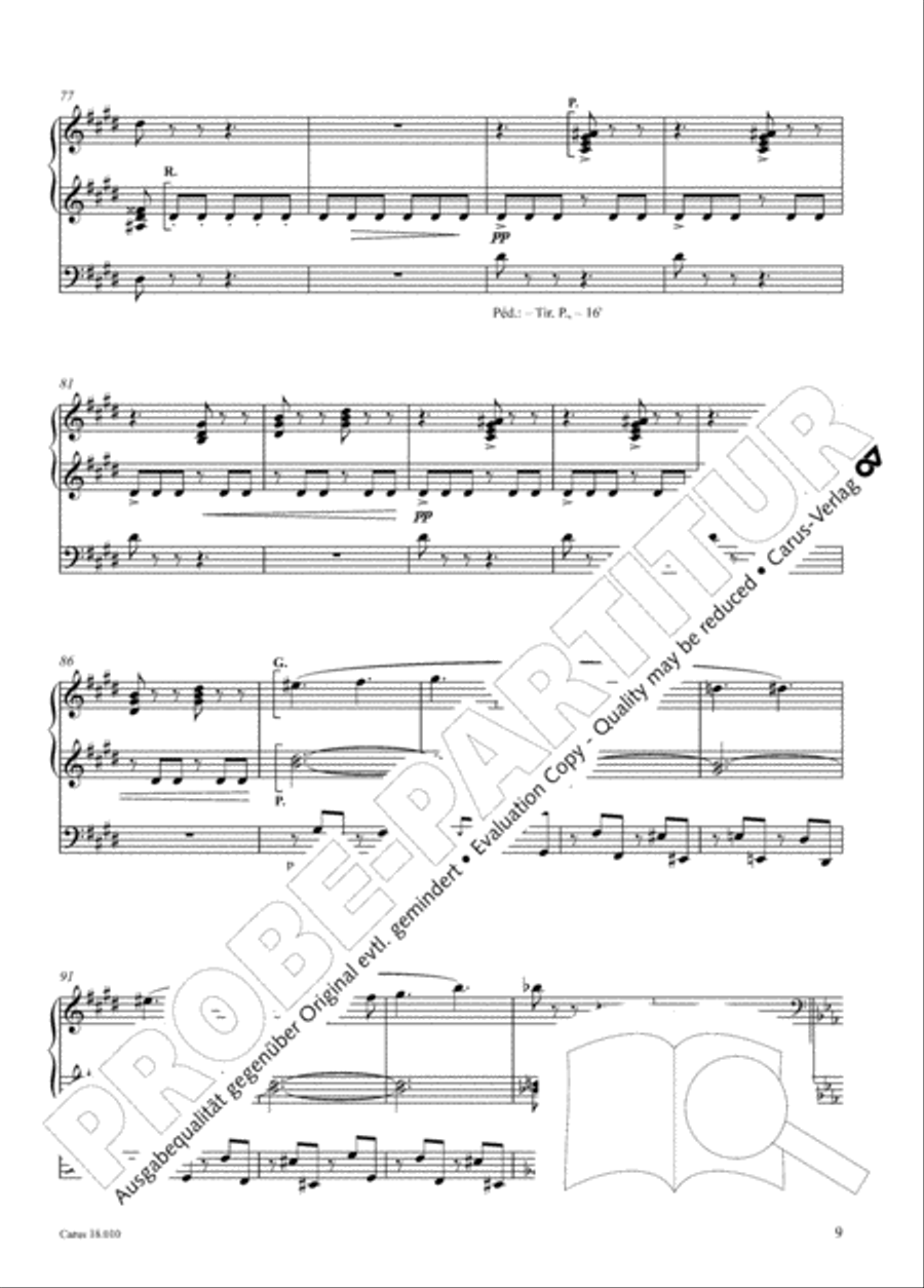 Danse (Tarantelle styrienne) Organ scores gallery preview page 10